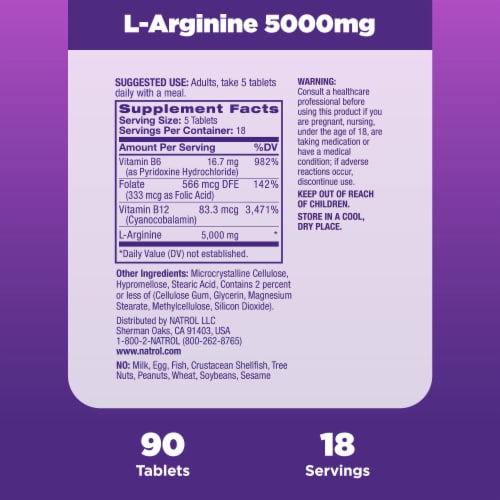Natrol® Men's Health LArginine Tablets Perspective: top