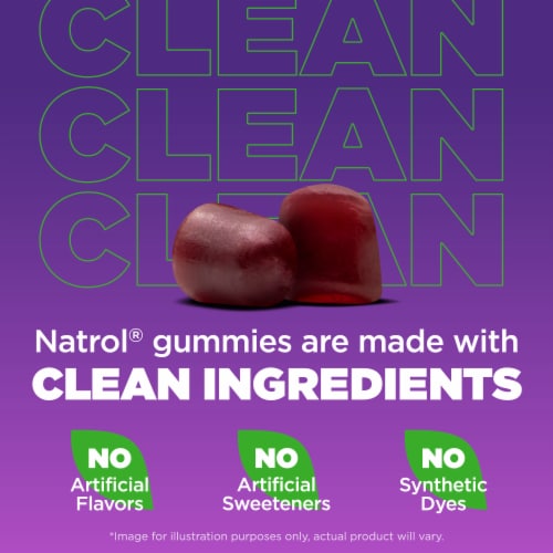 Natrol® Sleep+ Immune Health Sleep Aid Supplement Berry Flavored Gummies Perspective: top