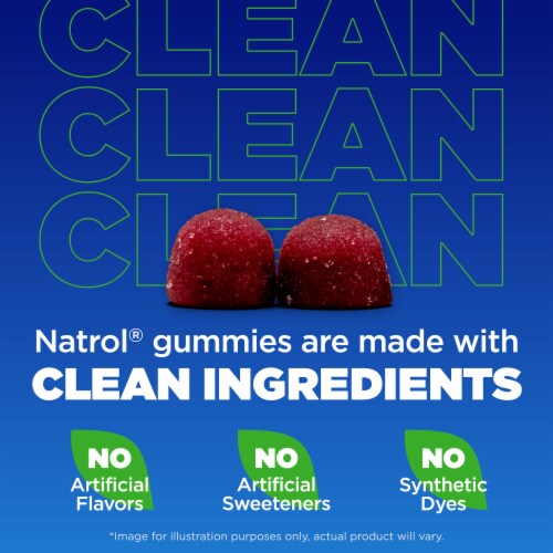 Natrol® Mood and Stress Magnesium Citrate Raspberry Gummies Perspective: top