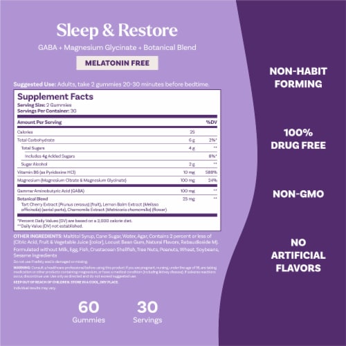 Natrol® Sleep and Restore Melatonin-Free Perspective: top