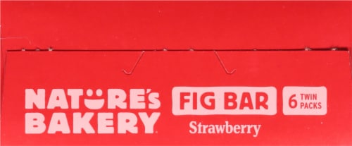 Nature's Bakery Whole Wheat Strawberry Fig Bars Perspective: top