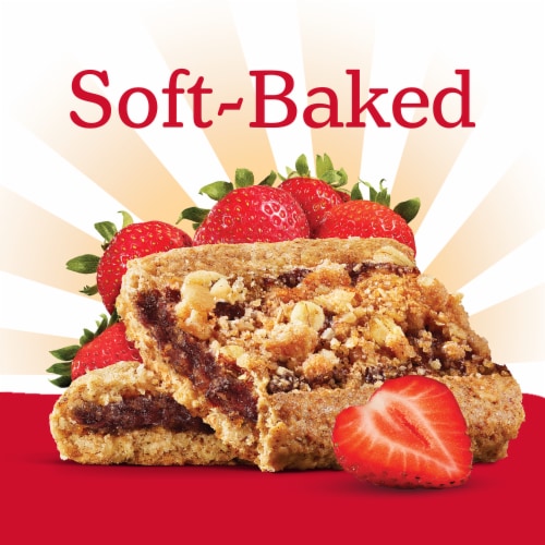 Nature's Bakery® Strawberry Oatmeal Crumble Bars Perspective: top