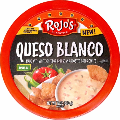Rojo's® Queso Blanco with Roasted Green Chiles Perspective: top