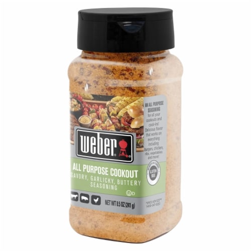 Weber All Purpose Cookout Seasoning (8.5 Ounce) Perspective: top