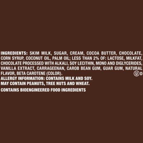 Dove Vanilla with Milk Chocolate Mini Ice Cream Bars Perspective: top