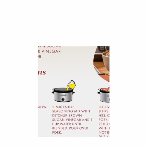 Crockpot BBQ Pulled Pork Seasoning Mix Perspective: top