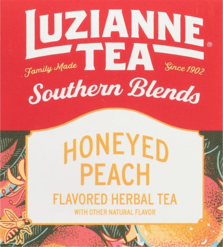 Luzianne® Southern Blends Honeyed Peach Tea Bags Perspective: top