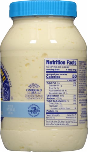 Blue Plate Light Mayonnaise 30 fl oz Perspective: top