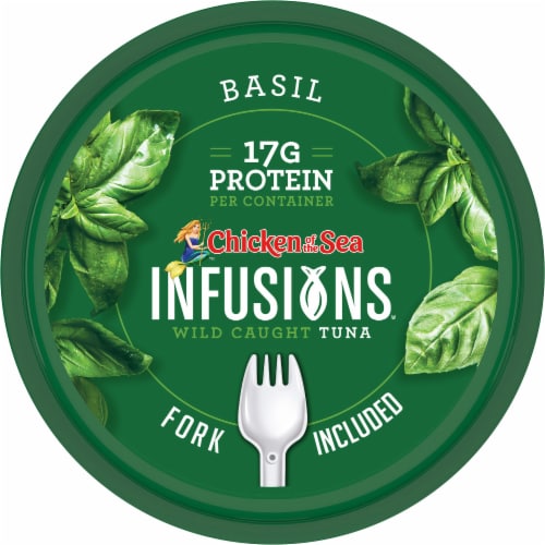 Chicken of the Sea® Infusions™ Basil Tuna Perspective: top