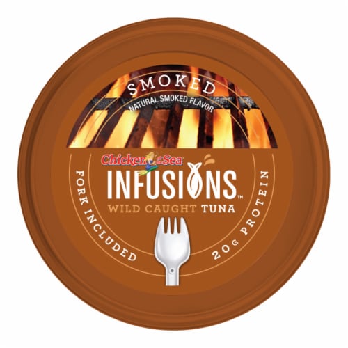 Chicken of the Sea® Infusions™ Natural Smoked Flavor Wild-Caught Tuna Perspective: top