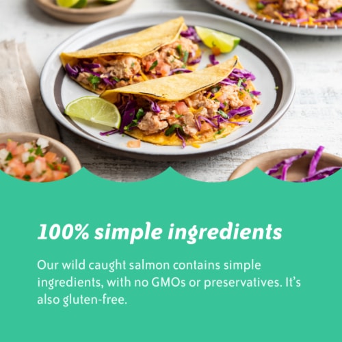 Chicken of the Sea Wild Caught Alaskan Pink Salmon, 25% Less Sodium Perspective: top