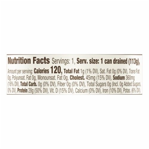 Genova Premium Yellowfin Tuna in Water with Sea Salt Perspective: top