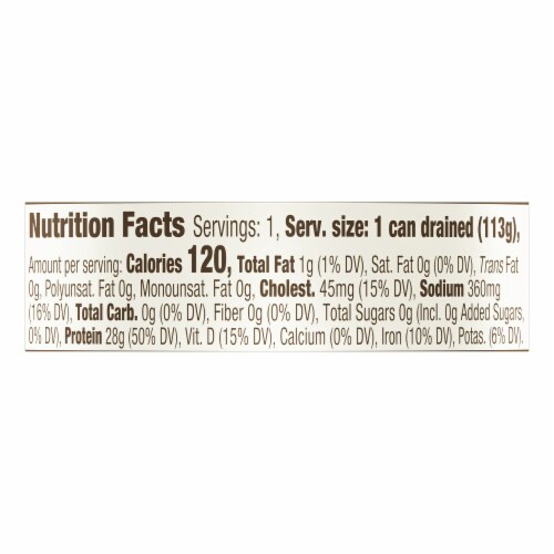 Genova Premium Yellowfin Tuna in Water with Sea Salt Perspective: top