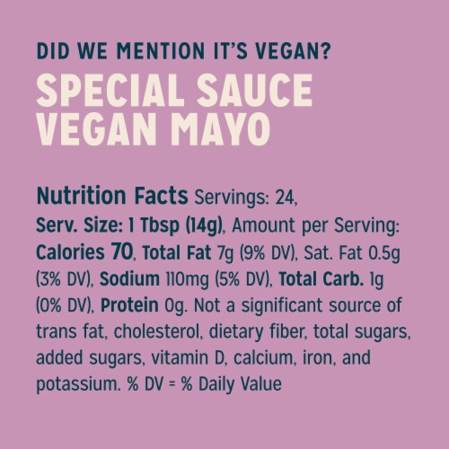 Sir Kensington's Special Sauce Vegan Mayo Perspective: top