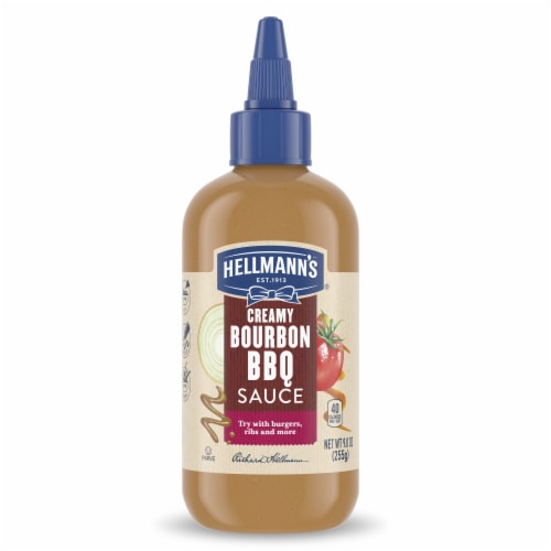 Hellmann's Dairy-Free Creamy Bourbon BBQ Gluten-Free Sauce Dip & Dressing Perspective: top