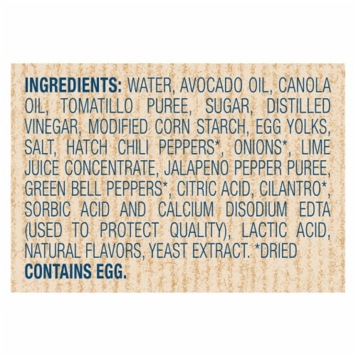 Hellmann's Dairy-Free Cilantro Lime Gluten-Free Sauce Dip & Dressing Perspective: top