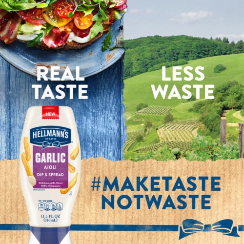 Hellmann's Garlic Aioli Dip & Spread Perspective: top