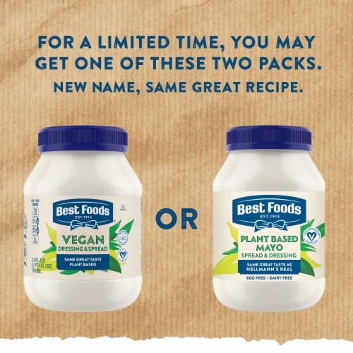 Best Foods Plant Based Mayo Perspective: top