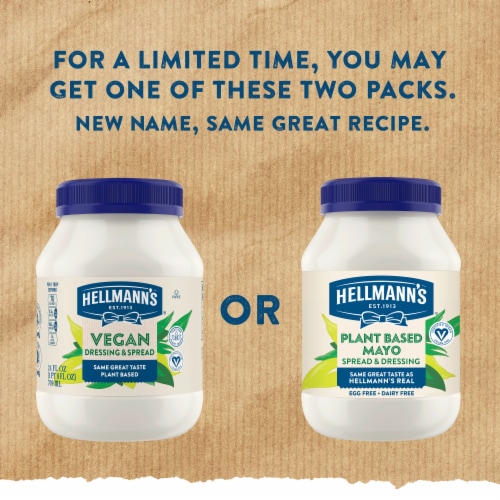 Hellmann's Plant Based Mayo Perspective: top