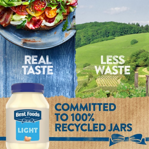 Best Foods Light Mayonnaise Mayonnaise Perspective: top