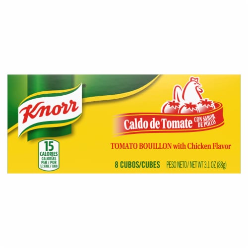 Knorr Chicken Flavor Tomato Savory Sauce Bouillon Perspective: top