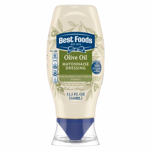 Best Foods Mayonnaise with Olive Oil Squeeze Bottle Perspective: top