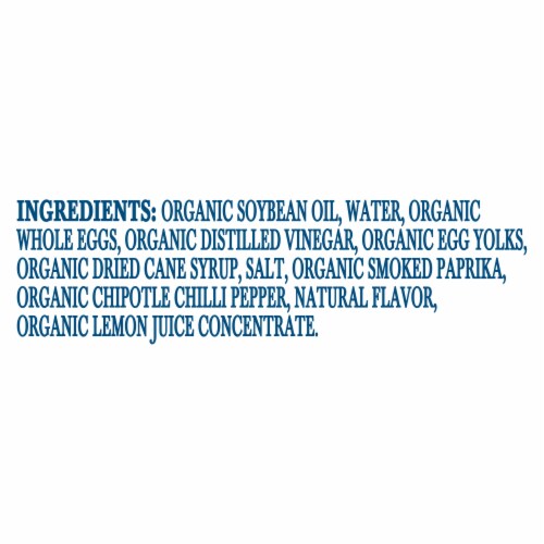 Hellmann's Organic Spicy Chipotle Mayonnaise Perspective: top