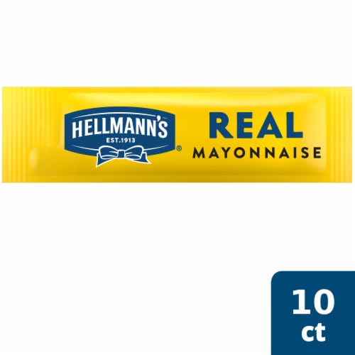 Hellmanns Real Mayonnaise To Go Packets Perspective: top