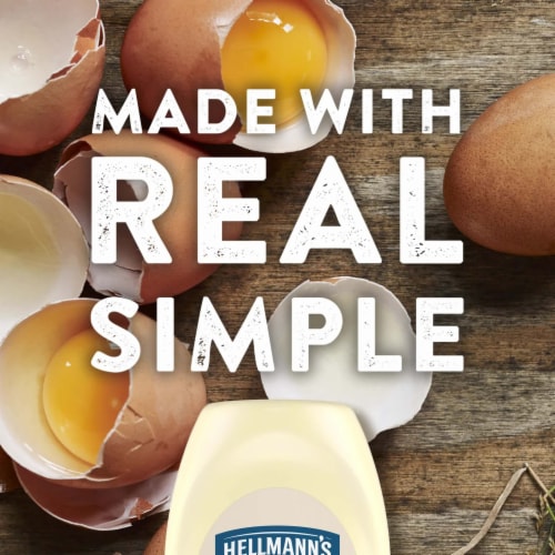 Hellmann's Real Mayonnaise Squeeze Perspective: top