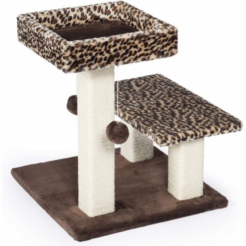 Prevue Leopard Print Cat Terrace Perspective: top