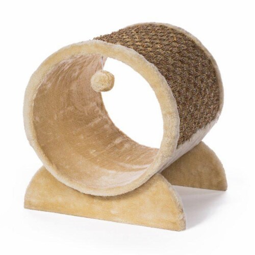 Prevue Pet Products Kitty Power Paws Plush Cozy Tunnel Perspective: top