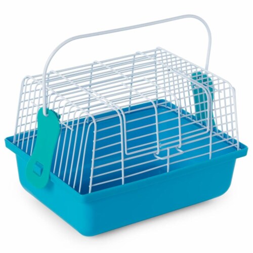 Prevue Pet Products Travel Cage for Birds and Small Animals - Blue Perspective: top