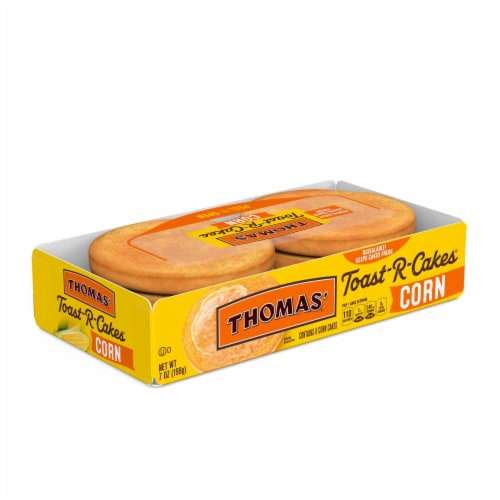 Thomas' Toast-R-Cakes Corn Cakes Perspective: top