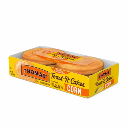 Thomas' Toast-R-Cakes Corn Cakes Perspective: top