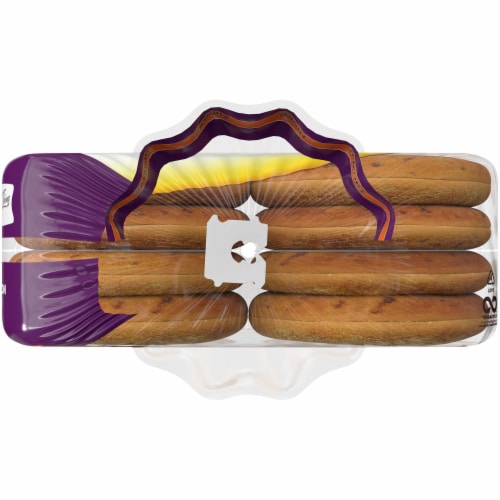 Thomas' Cinnamon Raisin Bagel Thins Perspective: top