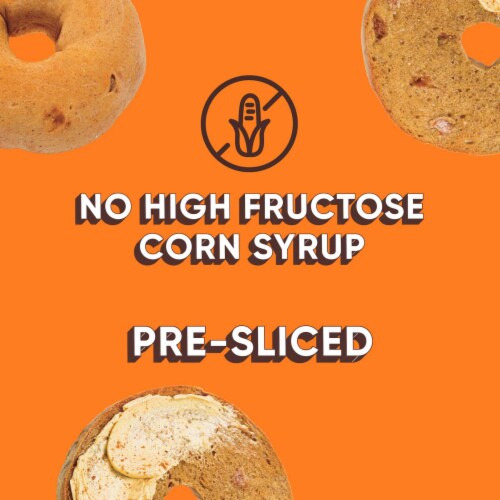 Thomas'® Pumpkin Spice Bagels Perspective: top