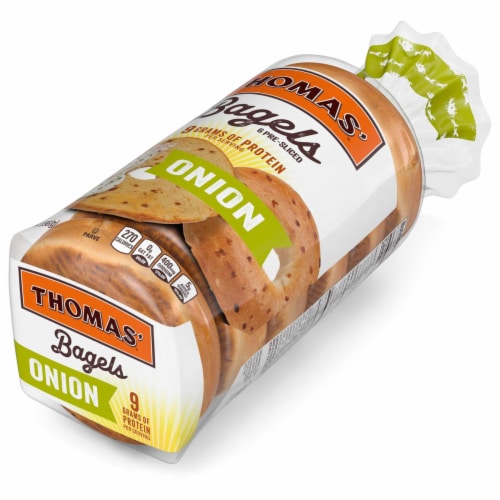Thomas' Onion Bagels Perspective: top