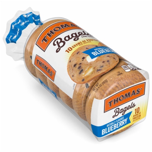 Thomas Blueberry Bagel Perspective: top