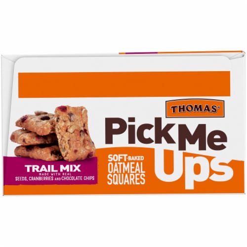 Thomas' Pick Me Ups Trail Mix Oatmeal Bars Perspective: top