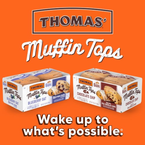 Thomas' Blueberry Oat Muffin Tops Perspective: top