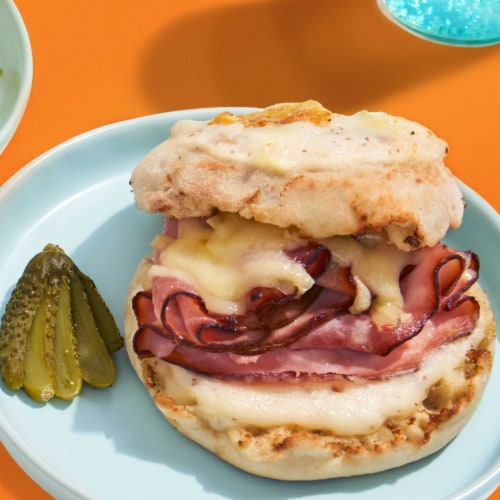 Thomas' Buttermilk English Muffins Perspective: top