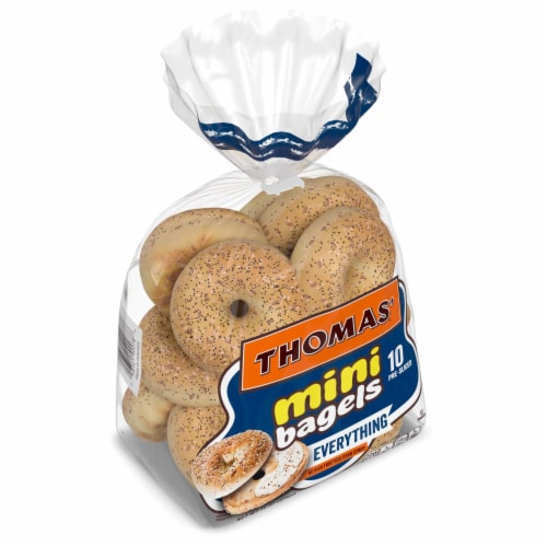 Thomas' Everything Mini Bagels Perspective: top