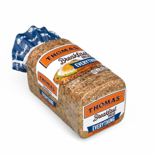 Thomas' Everything Breakfast Bread Perspective: top