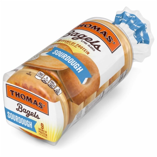 Thomas' Sourdough Bagels Perspective: top