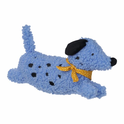 Manhattan Pet Toy Leapin' Louie Sherpa-Style Soft Squeaker Dog Exercise Toy Perspective: top