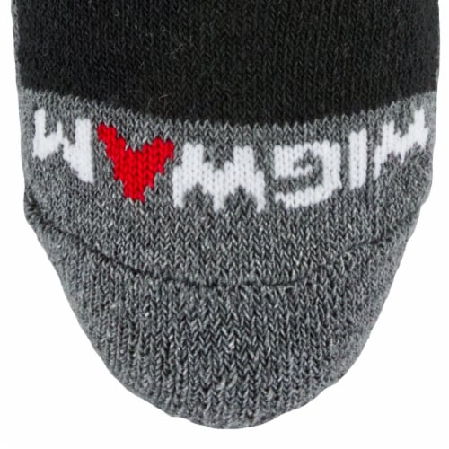 Wigwam® Black Work Crew Socks - L Perspective: top