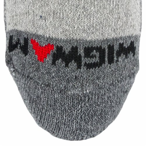 Wigwam At Work Crew Socks - Gray Perspective: top
