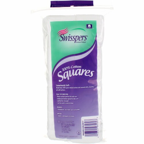 Swisspers Cotton Squares Perspective: top