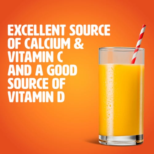 Tropicana Light Orange Juice Beverage, No Pulp, Calcium and Vitamin D Perspective: top
