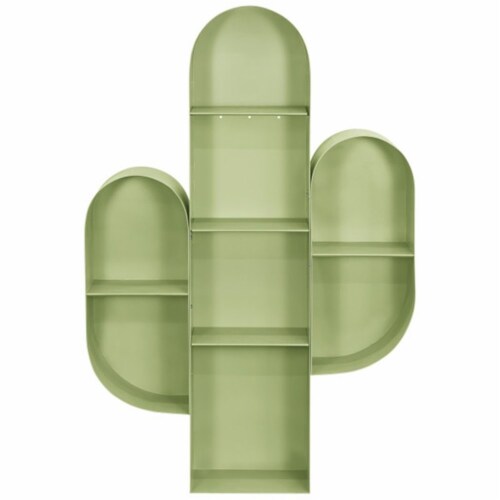 Babyletto Cactus Bookcase in Sage Green Perspective: top